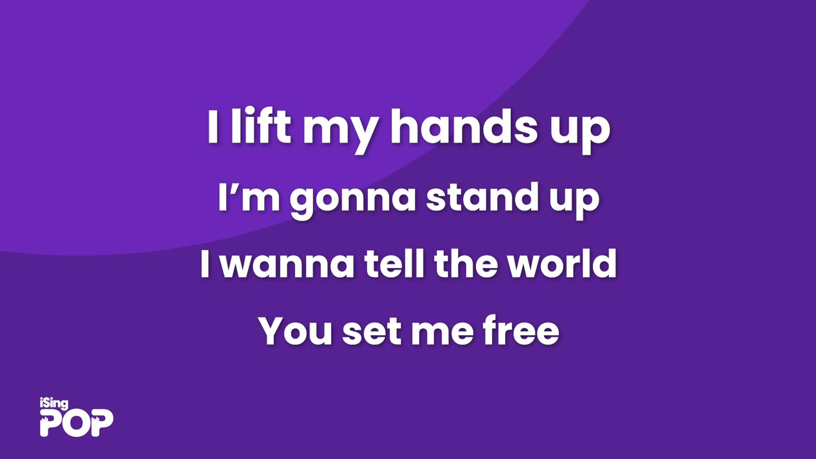 I Lift My Hands Up